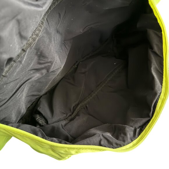 Pink Dolphin Oversized Neon Yellow Waist Bag With Blue Strap - Picture 5 of 8
